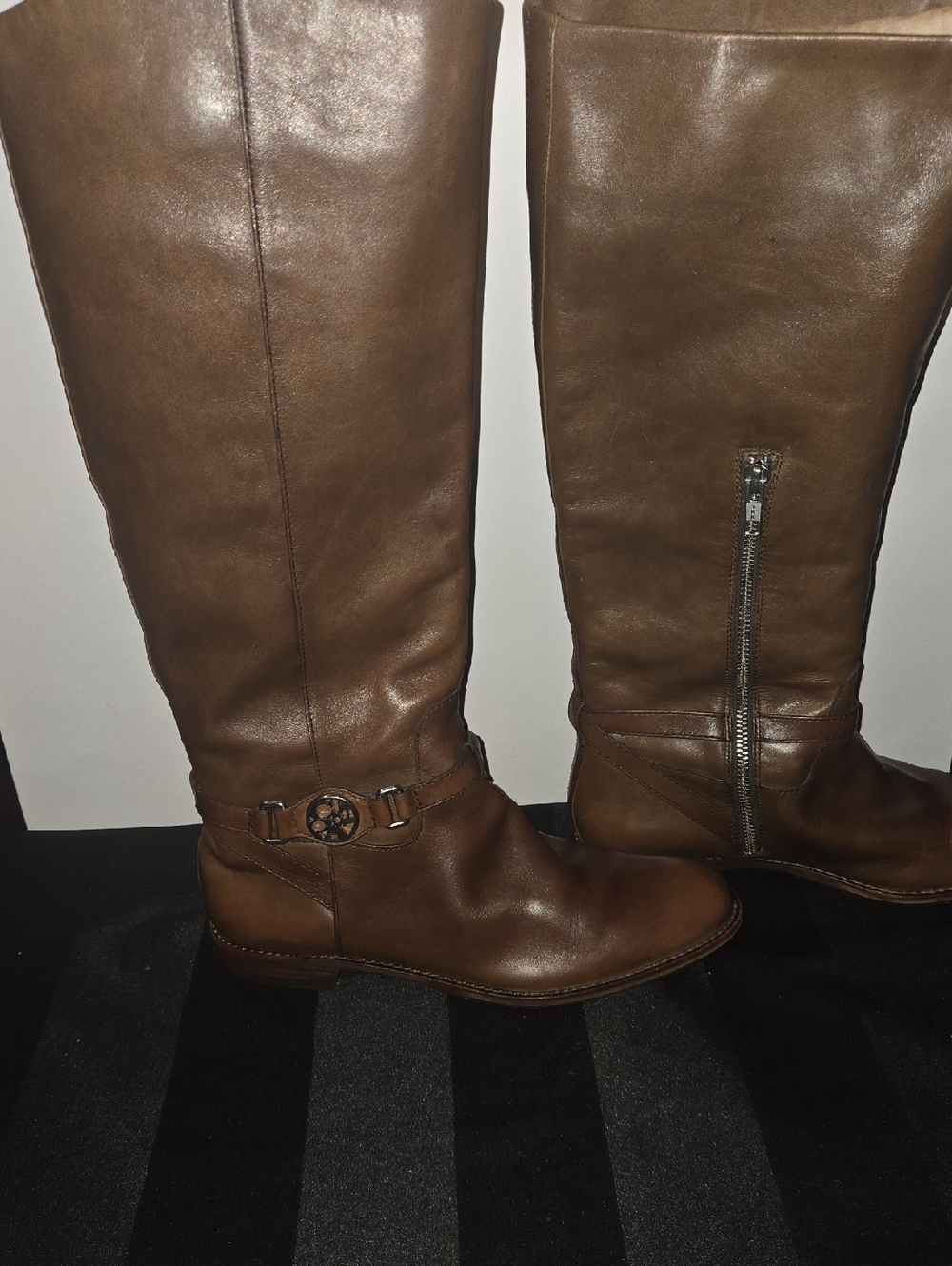 Coach Brown Leather Boots
